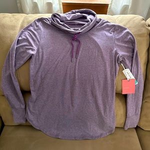 Market & Spruce Active Lola Cowl Neck Pullover